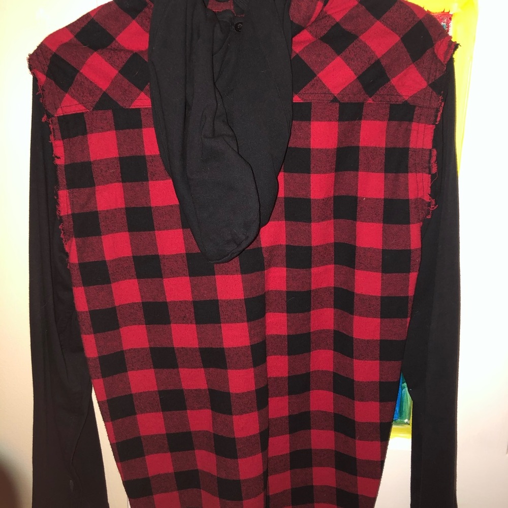Flannel Hoodie